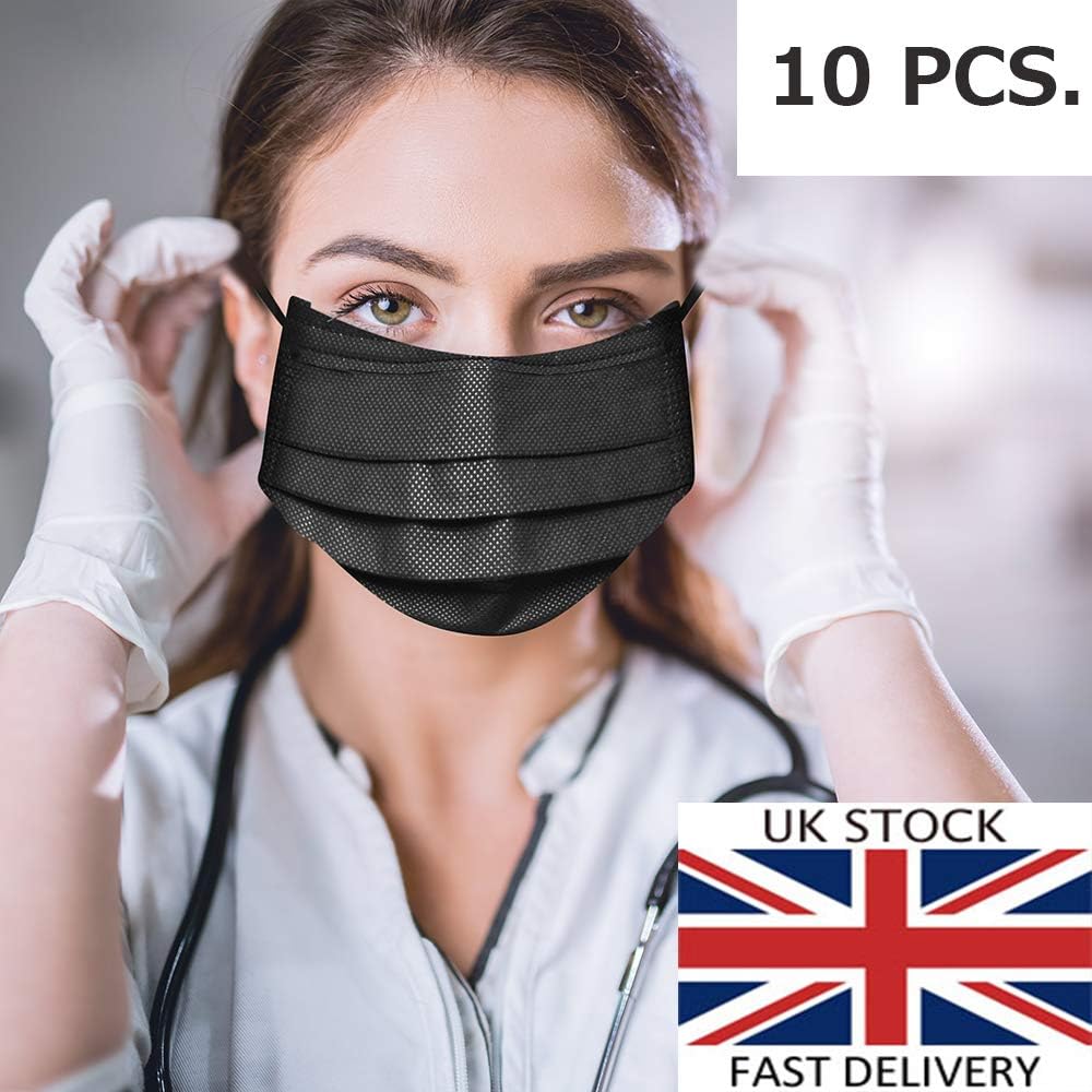 10 X SURGICAL FACE MASK EAR LOOPS – MEDICAL 3 PLY MASKS ONLY by AA Electrics 10pcs
