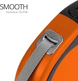 cfmour Retractable Dog Lead 5m 50kg Orange Heavy-Duty Extendable Leash view 7