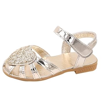 gold closed toe sandals