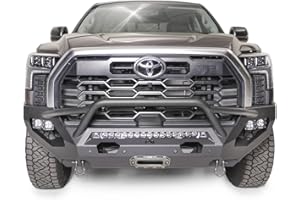 Fab Fours TT22-X5452-1 Matrix Front Bumper fits 22-23 Toyota Tundra - 2 Stage Black Powder Coated - w/Pre-Runner Guard