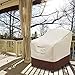 Vailge Patio Chair Covers, Lounge Deep Seat Cover, Heavy Duty and Waterproof Outdoor Lawn Patio Furniture Covers (4 Pack - Large, Beige & Brown)