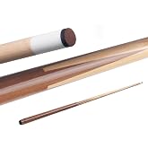 Kmise Short Pool Cue Stick, 1-Piece 13mm Tip, 36 42 48 52 Inch | Wooden Cue for Kids Adults and Beginners, Ideal for Small Spaces and Tight Areas, Great for Home Bars, Game Rooms, Practice