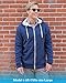 Global Heavyweight Sherpa Lined Zip Up Fleece Hoodie Jacket for Men and Women