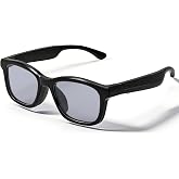 ESSONIO ES-S1 Smart AI Glasses with Open Ear Audio &amp; Live Translation | 0.1s Electrochromic, Bluetooth 5.4, UV400 Eye Protection, Touch Control, Unisex Fit for Driving, Sports and Daily Outdoor Use