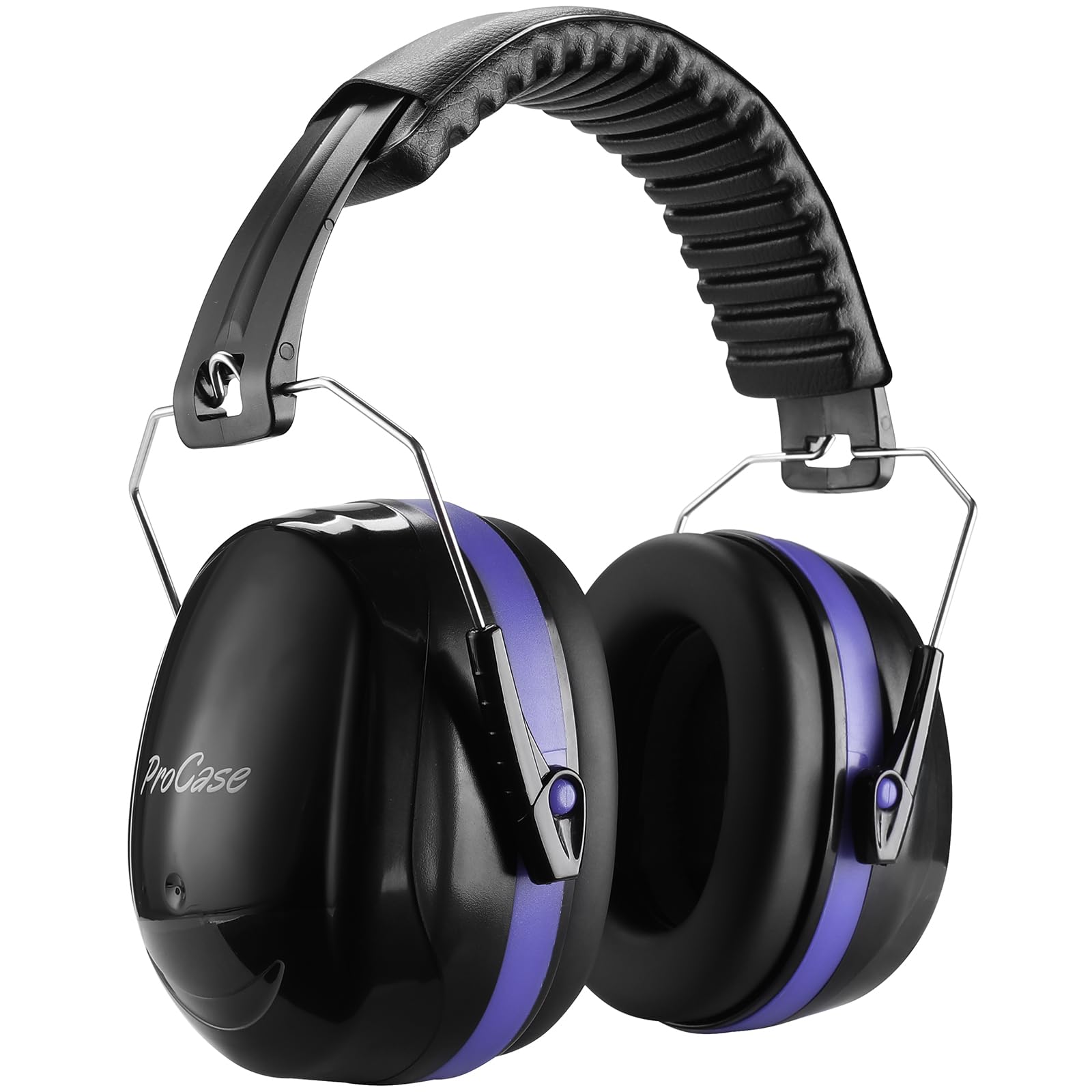 ProCase Adult Ear Defenders, 32db Noise Cancelling Headphones Autism Ear Protectors Adjustable Hearing Protection Safety Ear Muffs for Sleeping Construction Shooting Machinery Work Mowing -Blue — image 1