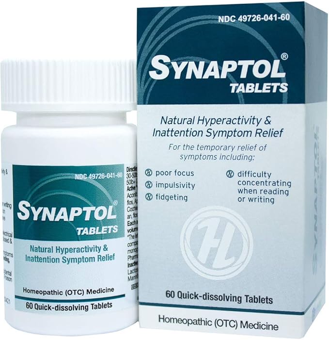 Amazon Com Hellolife Synaptol Tablets Natural Hyperactivity Inattention Symptom Relief Health Personal Care