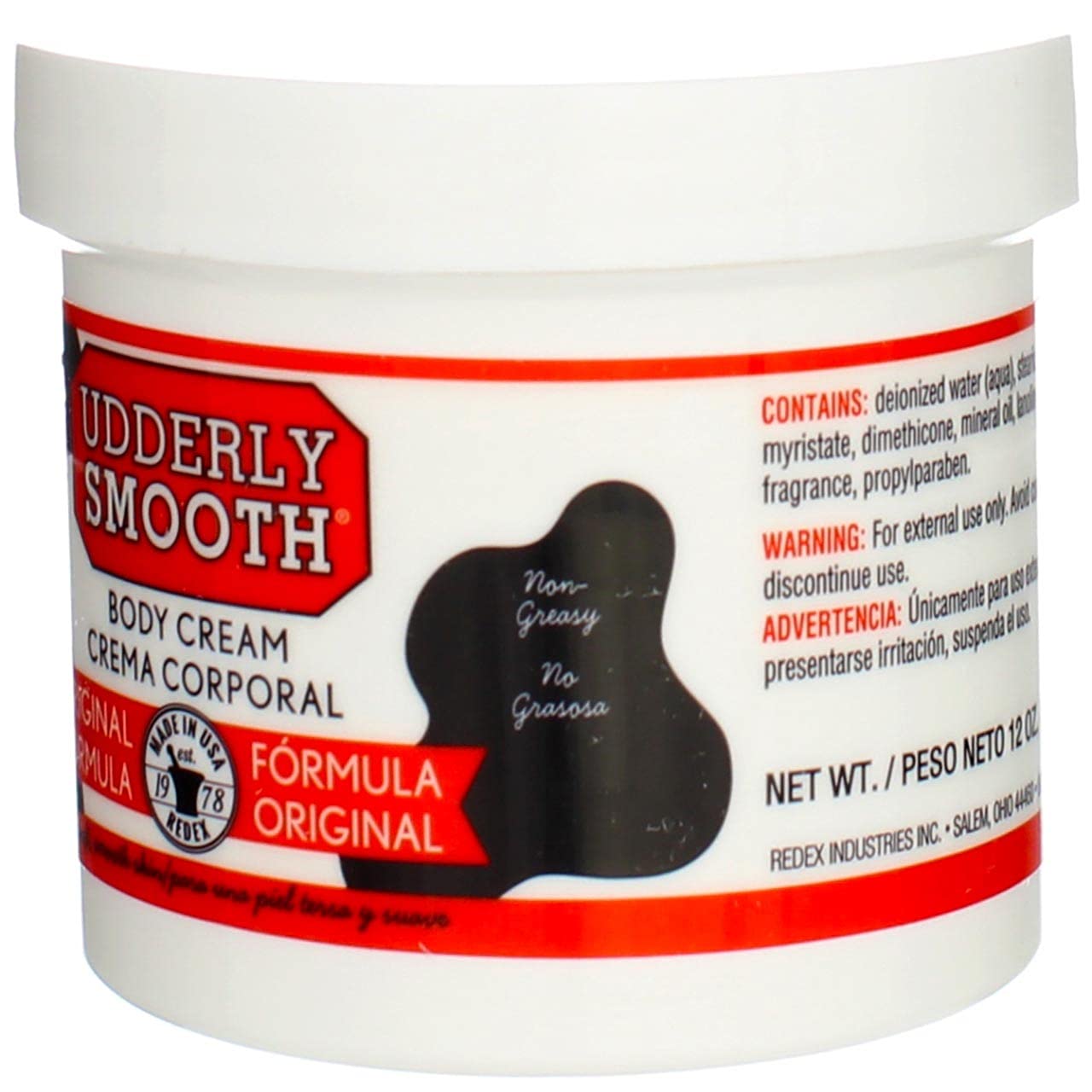 Udderly Smooth Body Cream 12 oz (Pack of 3) : Beauty