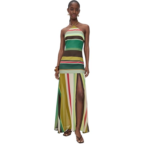 seven wonders halter dress Seven Wonders Women's Saga Halter Maxi Dress, Pink/White Polka, XS at  Amazon Women's Clothing store