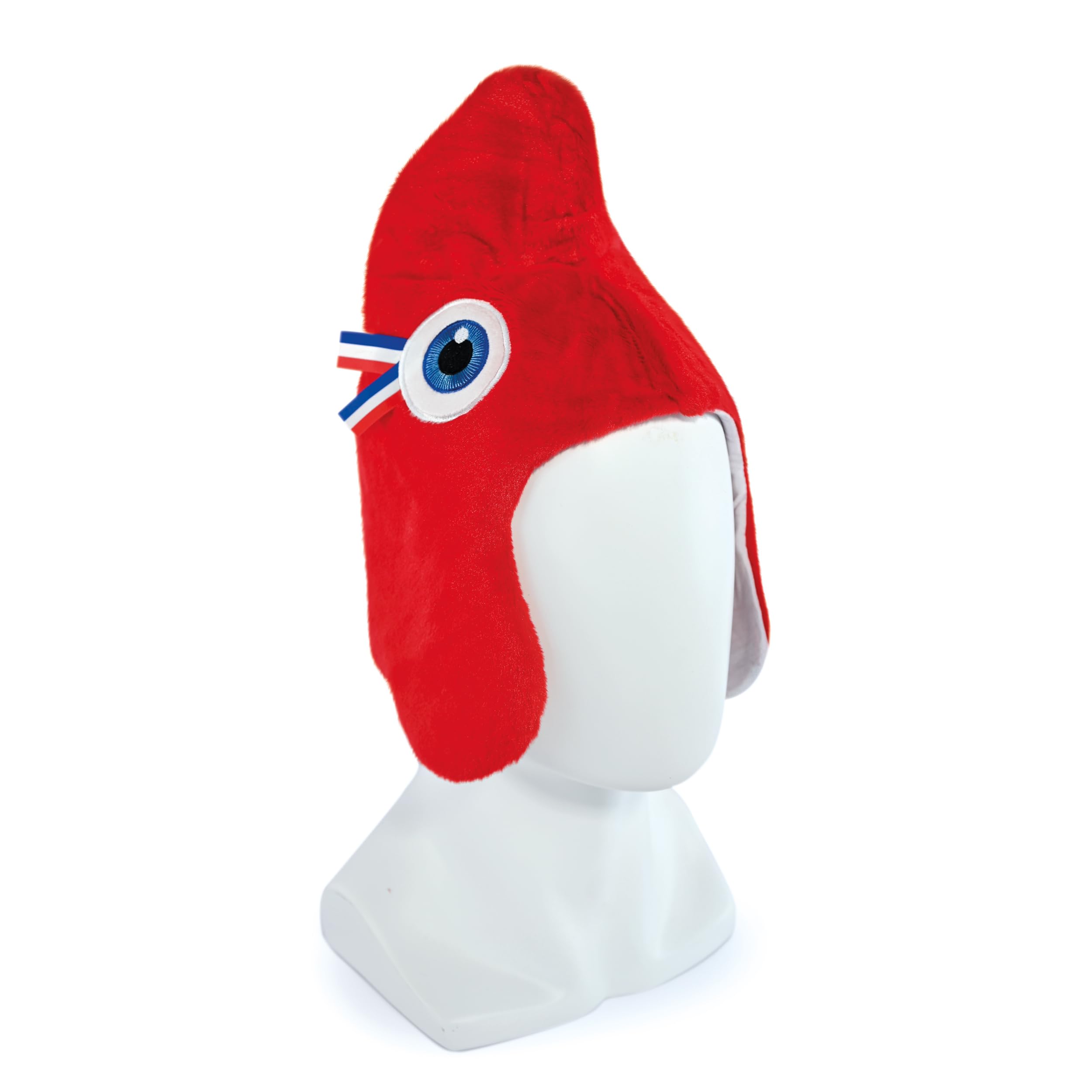 Doudou et Compagnie - Official Phryge Mascot Hat of the Paris Olympic and Paralympic Games 2024 - Red - Size L - For Adults - JO2432