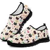 xixirimido Women's Slip On Shoes Casual Low Top Flat Sneakers Non-Slip Comfort Breathable Footwear for Walking Tennis