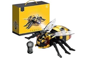 Jubilofex Bee Robot Toy with Sprayed Sound Light - Remote Control Bee | Crawling Animals Ground For Boys And Girls, Home Part