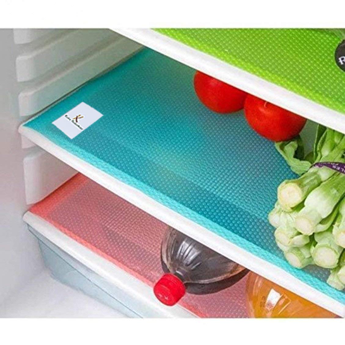 Best Kuber Industries Pvc 6 Piece Refrigerator Drawer Mat Set