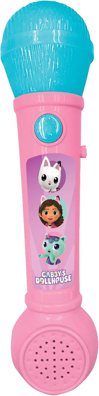 Lexibook Gabby’s Dollhouse Lighting Microphone with Speaker Pink/Blue MIC80GDH
