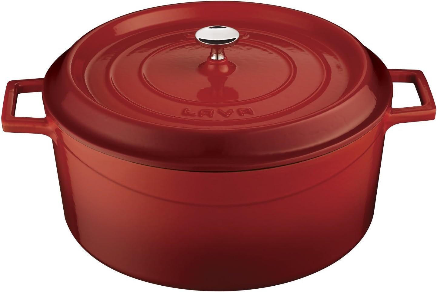 LVYTC28K2R Casserole Round 280 mm 6.70 LTR Red/Black