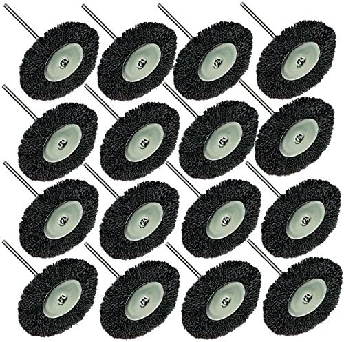 Rotary Tools RT- 53N 16PC Nylon Bristle Wheel Brushes for Dremel Accessories For Rotary Tools