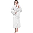 PAVILIA Women Robe Fleece Plush Soft, Fluffy Fuzzy Cozy Warm Lightweight Bathrobe, Shower Spa House Long Robe for Women