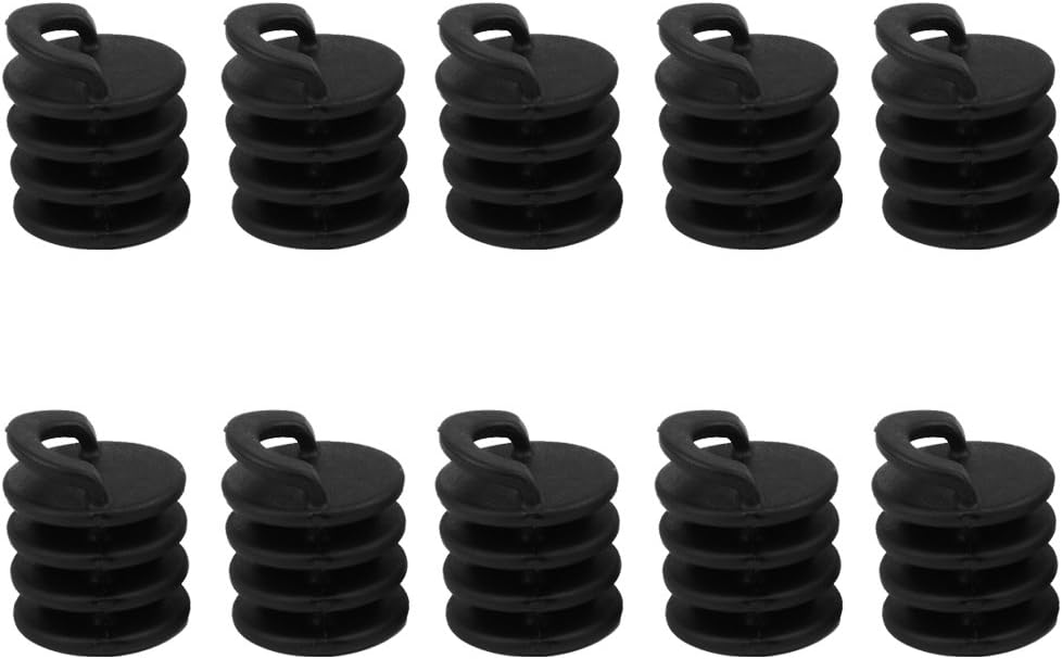 Perfeclan 10 Pack Kayak Scupper Plugs, Canoe Drain Holes Stopper Bungs for Sit on Top Kayaks