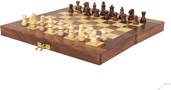 THE DIGITAL STORE Chess Set For Kids - Travel Friendly And Portable (6X6X1) inches