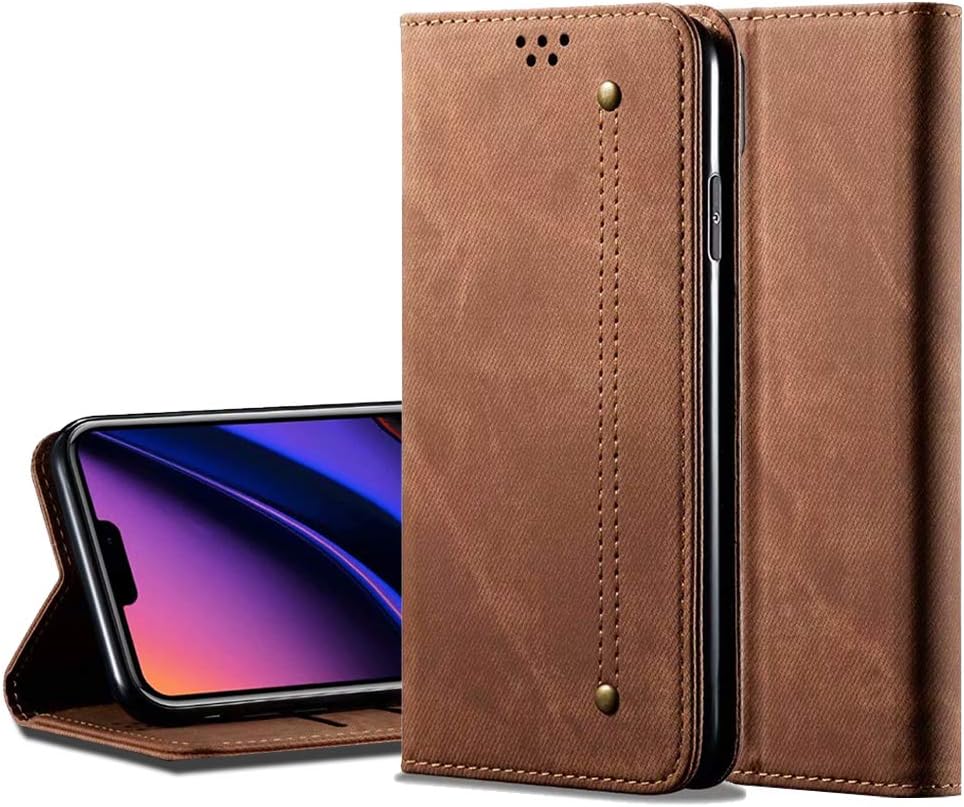 EROYAL for Samsung Galaxy A51 Case,Premium Leather Wallet Flip Case Shockproof Anti-scratch cover with Kickstand/Card Slots/Magnetic Closure Protective Case for Samsung Galaxy A51