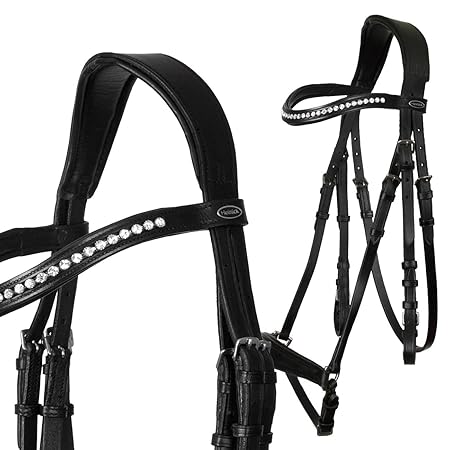 Heinick-Reitsport Comfort Trense hannoveranisch Schwarz ~ Lugano ~ WB VB