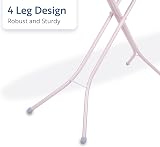 Minky Large Ironing Board Flamingo Pink 122 x 38cm 94cm High view 6