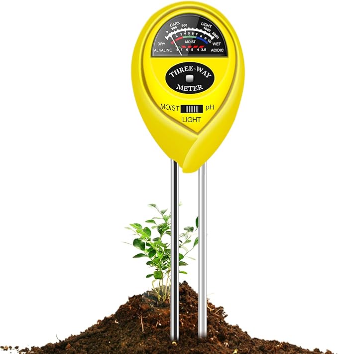 Geekroom Updated Soil pH Meter, 3in1 Moisture Sensor
