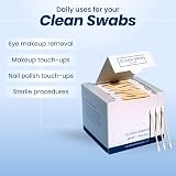 Clean Skin Club Clean Swabs 500CT One Pointed Tip Biodegradable view 4