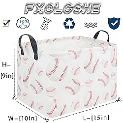FXOLCSHE baseball basket,Kids Storage Basket,Boys