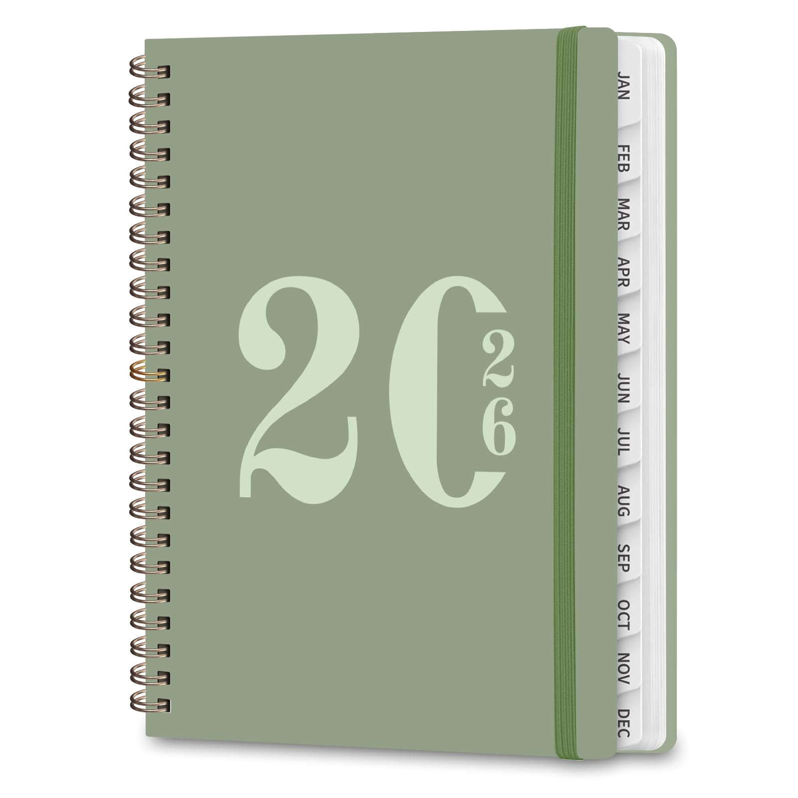 Photo 1 of 2026 Planner, Weekly and Monthly Calendar Agenda Book, Jan 2026 - Dec 2026, Hardcover Planning Academic Planner for Office School Supplies and Desk Accessories - A5 (6.3'' x 8.5'')