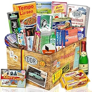 Ostpaket „DDR SPEZIALITÄTEN BOX“ / Geschenkset Geburtstag für Freundin