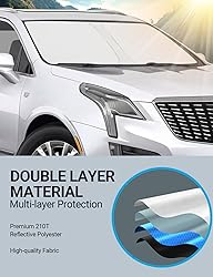 Proadsy 2024 Upgrade Front Windshield Sun Shade
