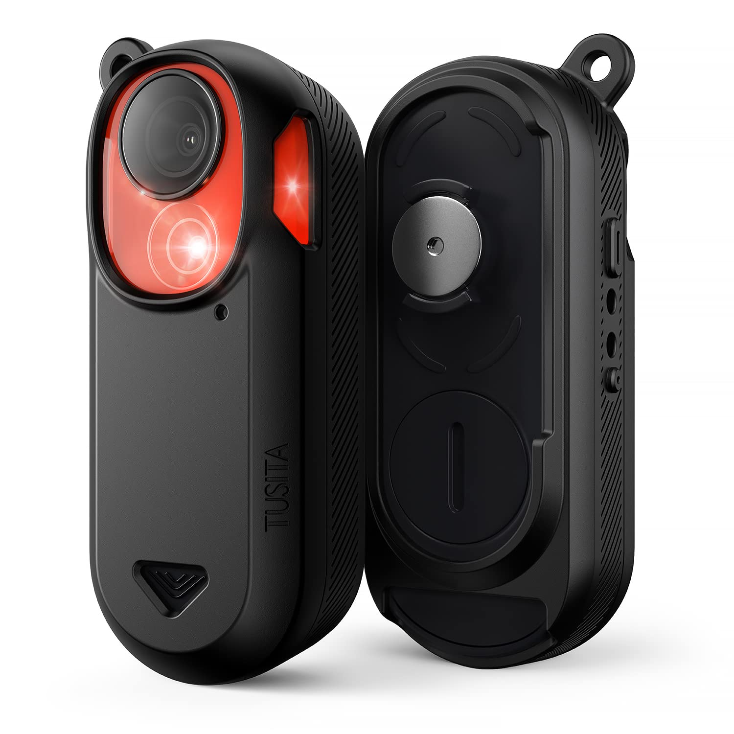 TUSITA Case Compatible with Garmin Varia RCT715 - Silicone Protective Cover - Bicycle Radar Camera Tail Light Accessories