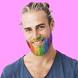 Gift Republic Beard Dazzled Biodegradable Rainbow Beard Glitter 6 Colours view 3