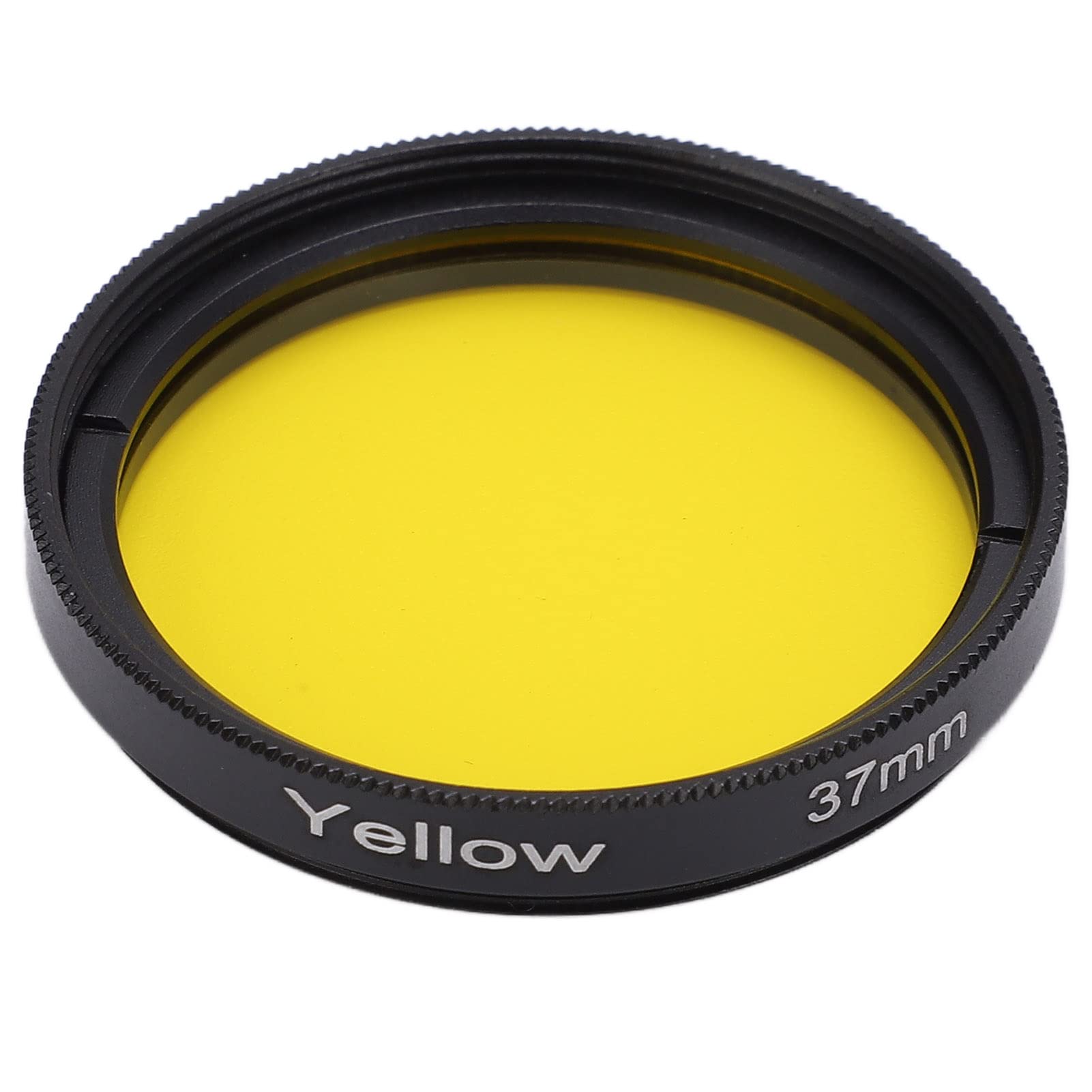 Full Color Lens Filter Set, 37mm SLR Camera Color Filters Kit,Orange Red Yellow Green Blue Filters with lens filter case,Suitable For 37mm Lens Interface(yellow)