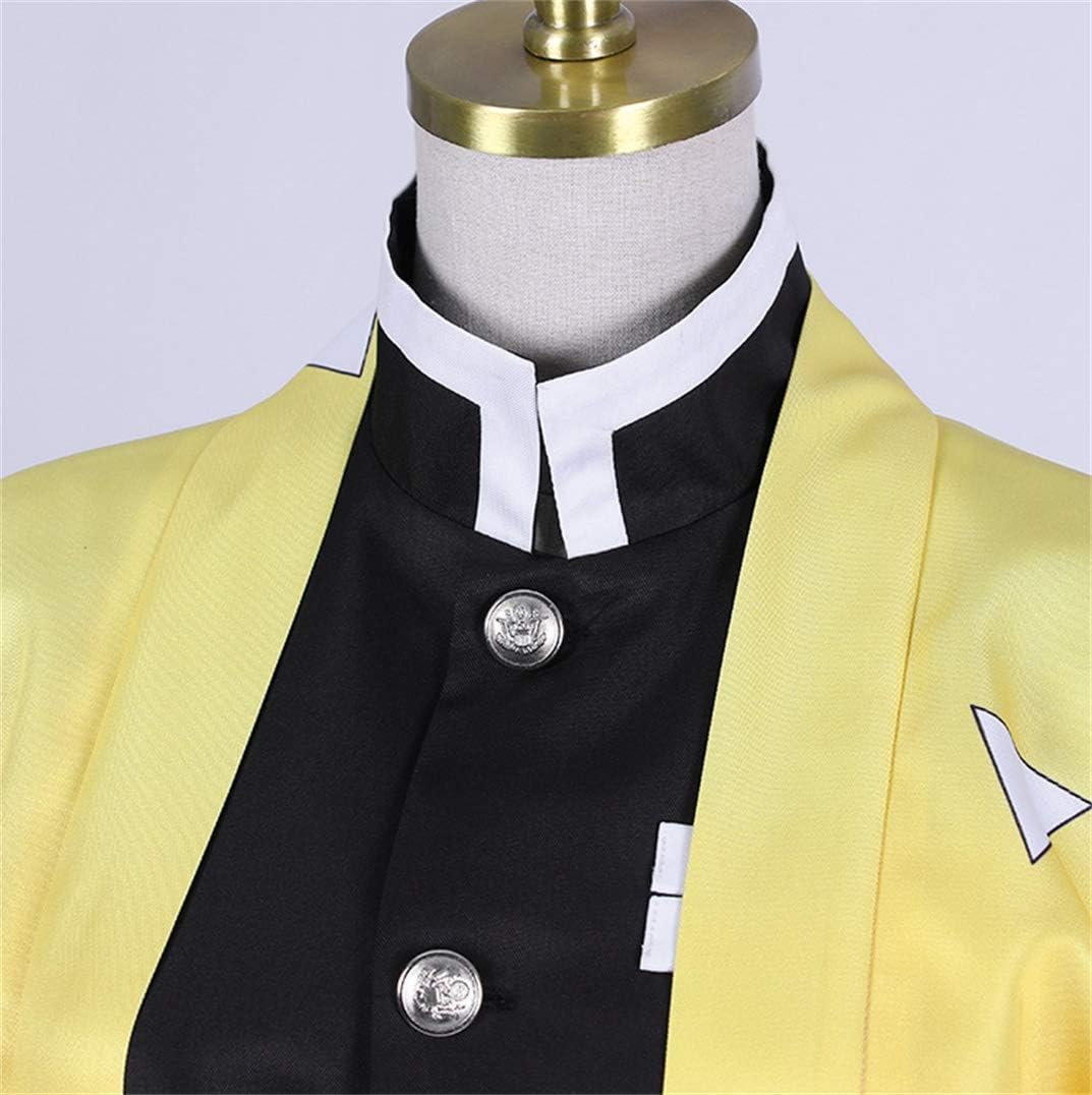 鬼滅の刃 我妻 善逸(あがつま ぜんいつ)鬼殺隊隊服 コスプレ衣装