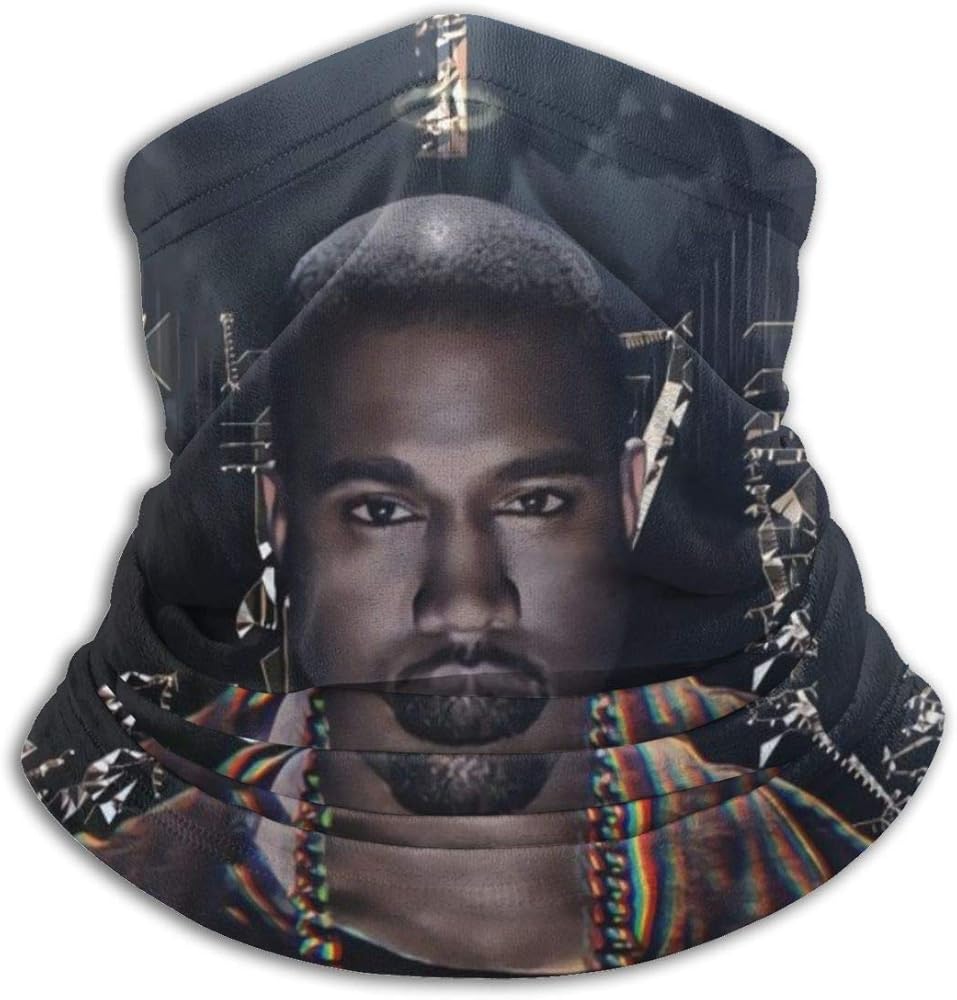 Kanye West Yeezus Face Cover Scarf Neck Gaiter Multifunctional Headwrap Motorcycle Balaclava At Amazon Men S Clothing Store