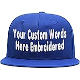 Custom Embroidered Hip-hop Hat Personalized Adjustable Hip-hop Cap Add Your Text