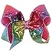 NCMAMA Sequin Ribbon Bows Set: 6-Pack Cute Hair Bows For Women & Teens & Kids| Premium Quality Handmade 7