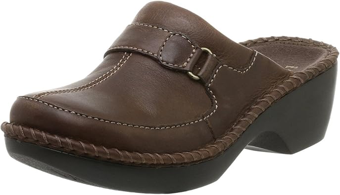 eastland leather clogs