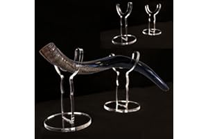 WANLIAN Shofar Display Stand - Movable Acrylic Rack - Transparent 1 Pack
