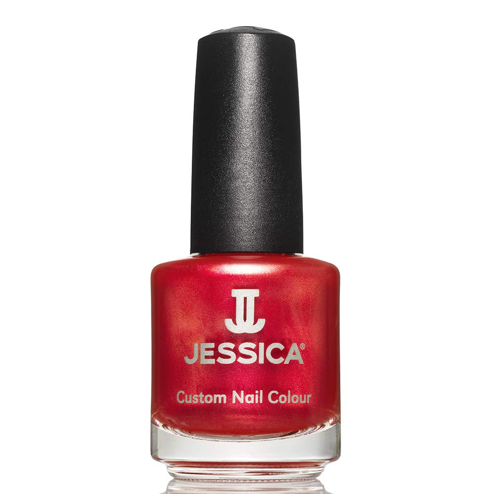 JESSICA Custom Colour Nail Polish | Award-Winning Polish | Strengthening Formula, Long Lasting Nail Varnish | Chip-Resistant & Hard-Wearing for Salon-Quality Finish | Some Like It Hot | 14.8ml
