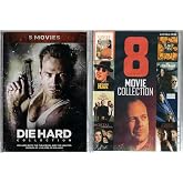 Bruce Willis 13-Film DVD Bundle; Die Hard Complete 5 Movie collection, Jackal, Mercury Rising, The Whole Nine Yards and more