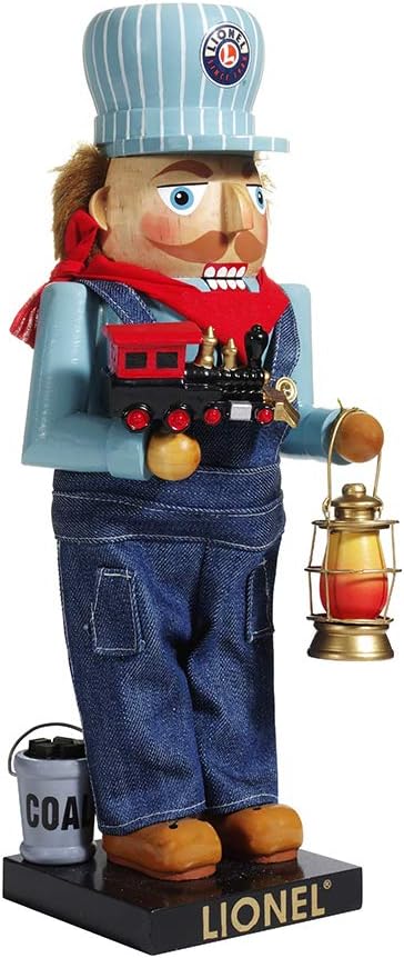 Nutcrackers - Kurt Adler 15-Inch Lionel© Conductor Nutcracker