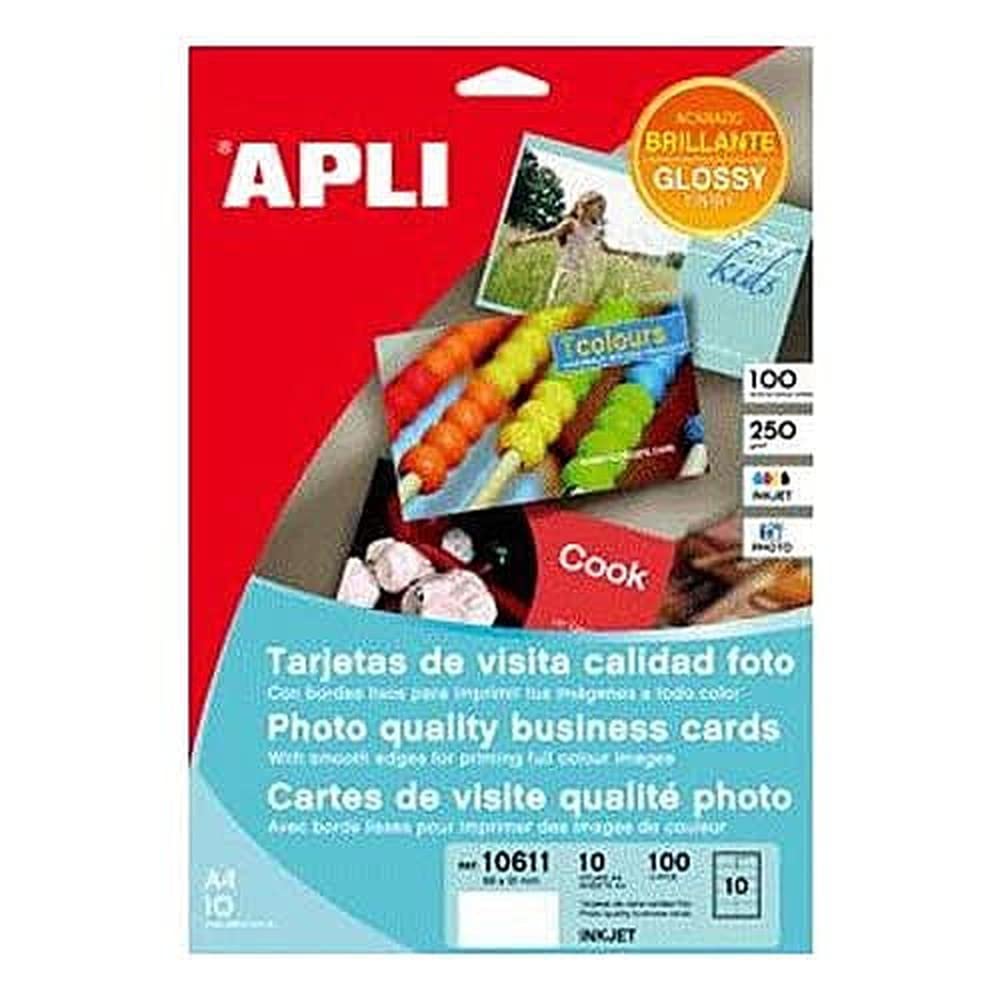 Apli 9087an Business Card Bag 89 x 51 mm Glossy