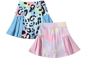 Neutocd Girls Tennis Skirt Skorts for Girls High Waisted Athletic Pleated Skirts with Shorts for Golf Pickleball Running