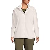 Lands' End Women's Cozy Sherpa Full Zip Fleece Jacket
