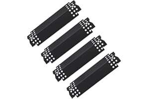 SUONA Grill Replacement Parts for Nexgrill 730-0830H 720-0783E 720-0783EH Members Mark 720-0830G Kenmore 122.33492412 720-0830A Expert 720-0789C BHG 730-0783W Heat Plate Burner Cover Flame Tamer 14 9/16"