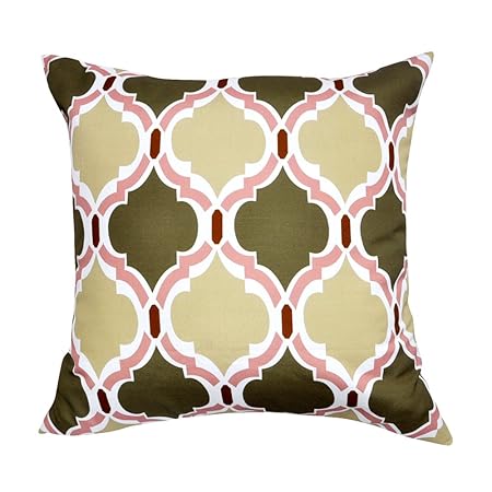 Loom And Mill P0082 2121p Damask Decorative Pillow 21 Inch Green