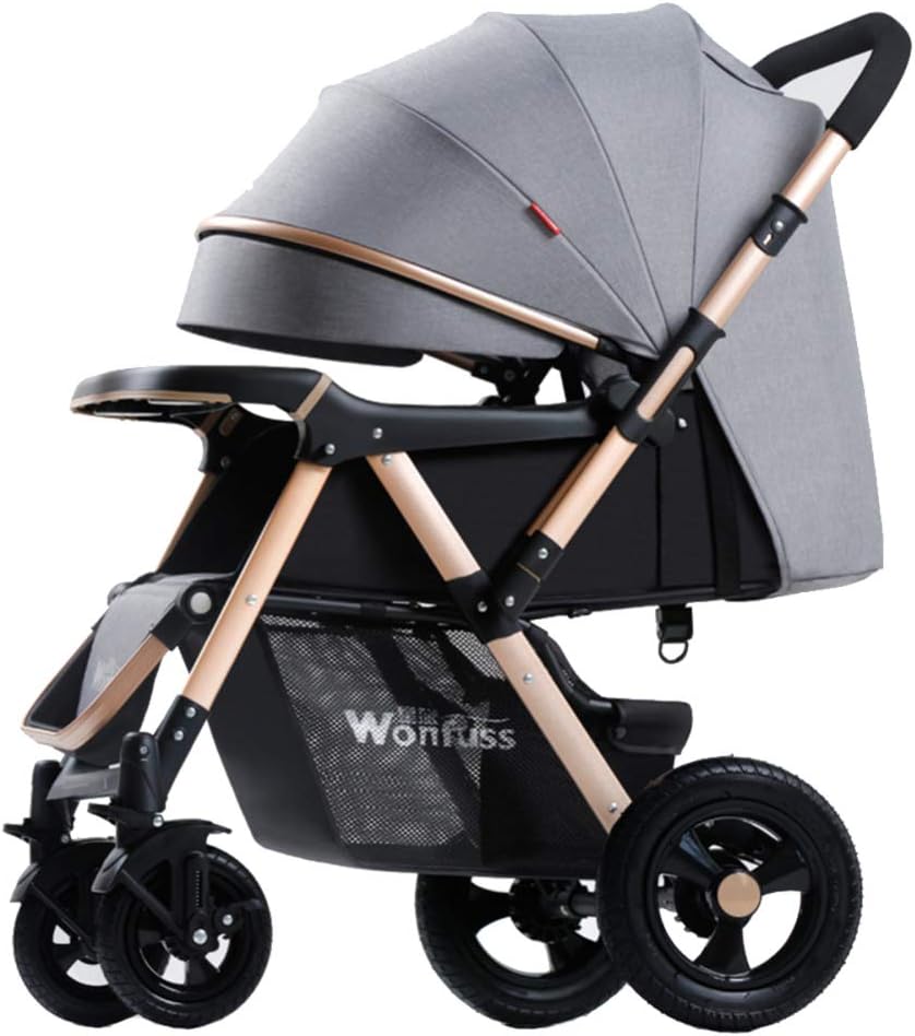 GDLXL Stroller 2in1 JMY-010 One Hand Fold 4 Wheel Pushchair With Raincover, From Birth To 22 Kg