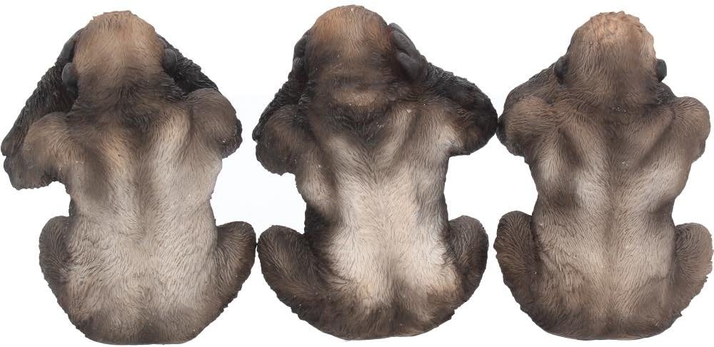 Nemesis Now H3523J7 Three Wise Gorillas Figurine 13.5cm Black, 13cm - Image 5